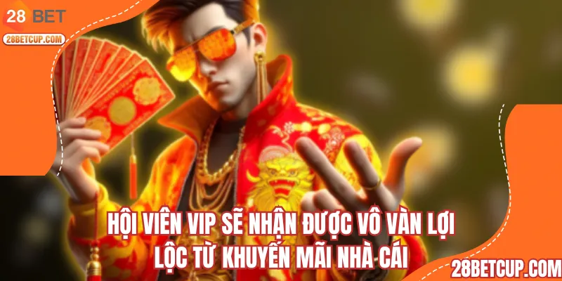 Hội viên VIP sẽ nhận được vô vàn lợi lộc từ khuyến mãi nhà cái