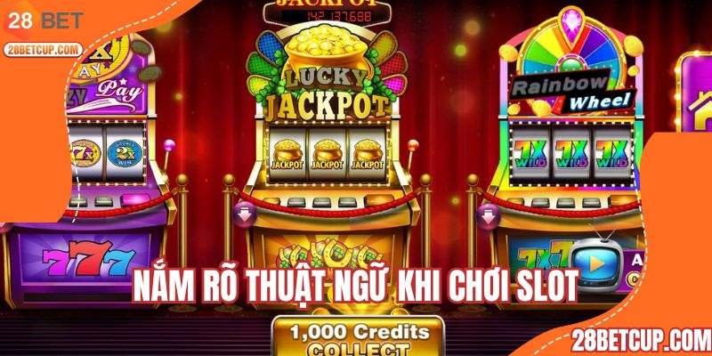 Nắm rõ thuật ngữ khi chơi slot